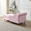 Modern Upholstery Chaise Lounge Chair with Storage Velvet (Pink) W1097102808