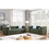 W1099S00078 Olive Green+Boucle+Light Brown+Wood+Primary Living Space