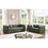 W1099S00105 Olive Green+Boucle+Light Brown+Wood+Primary Living Space