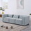 modular sofa Grayish blue chenille fabric, simple and grand, the seat and back is very soft. this is also a KNOCK DOWN sofa W1099S00113