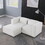 modular sofa BEIGE chenille fabric, simple and grand, the seat and back is very soft. this is also a KNOCK DOWN sofa W1099S00120