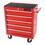 5 Drawers Multifunctional Tool Cart With Wheels-Red W1102107319
