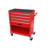 4 Drawers Tool Cabinet with Tool Sets-RED W1102111137