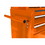 High Capacity Rolling Tool Chest with Wheels and Drawers, 8-Drawer Tool Storage Cabinet--ORANGE W110259203