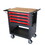 4 Drawers Multifunctional Tool Cart With Wheels And Wooden Top W110265906