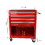 4 Drawers Multifunctional Red Tool Cart With Wheels W110280934