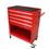 4 Drawers Multifunctional Red Tool Cart With Wheels W110280934