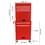 High Capacity Rolling Tool Chest with Wheels and Drawers, 6-Drawer Tool Storage Cabinet--RED W110282272