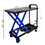 Hydraulic Lift Trolley, 500 LBS Capacity, with 4 Wheels, for Material Handling and Transportation, BLACK+BLUE W1102P194681