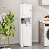 One-Compartment One-Door Tilt-Out Laundry Sorter Cabinet - White W1120P146256