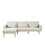 Convertible Sectional Sofa sleeper, Left Facing L-shaped Sofa Counch for Living Room W1123S00009