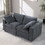 Modular Sectional Sofa, Convertible U Shaped Sofa Couch, Modular Sectionals with Ottomans, 6 Seat Sofa Couch with Reversible Chaise for Living Room. Grey W1123S00014