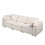 Modular Sectional Sofa, Convertible U Shaped Sofa Couch, Modular Sectionals with Ottomans, 6 Seat Sofa Couch with Reversible Chaise for Living Room. BEIGE W1123S00016