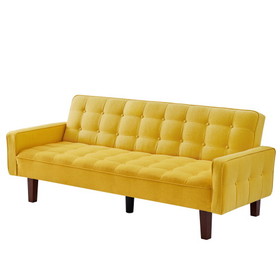 2065 Yellow Sofa & Sofa Bed