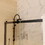 60 in. W x 74 in. H Shower Door in Matte Black with 5/16 in. (8 mm) Clear Glass W1135111818