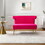 W1137141122 Dark Pink+Polyester+Primary Living Space+Modern+Foam
