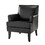 Lapithae Armchair with Solid Wooden Legs and Nailhead Trim W1137142227
