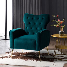 Abadiana Accent Chair-TEAL W1137139046