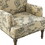 Thyrsus Armchair with Nailhead Trim and Turned Legs W113756035