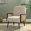 Libys Armchair with Wood Legs-BEIGE W1137P162753