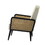 Libys Armchair with Wood Legs-BEIGE W1137P162753