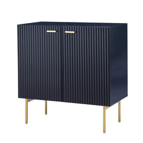 Knossos 30" Tall 2-Door Accent Cabinet-Navy W1137P162782