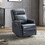W1137P177530 Navy+genuine leather+Primary Living Space+Foam