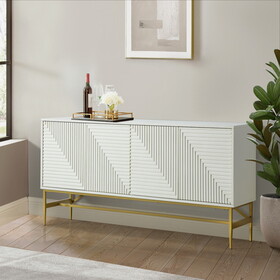 Siivain 65" Wide Sideboard WHITE