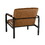 Halys Antique Faux Leather Leisure Chair-CAMEL W1137P189855