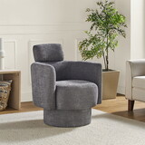 Donat Swivel Chair-GREY W1137P198131