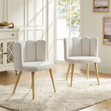 Bruno Side Chair,set of 2-IVORY W1137P198220