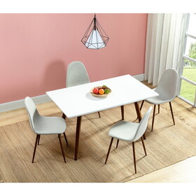 Martin Dining Table, Rectangle, White W1137S00057
