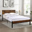 Twin Size metal bed Sturdy System Metal Bed Frame,Modern style and comfort to any bedroom,black W114141104