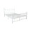 Queen Size Metal Bed Frame with Headboard and Footboard (White) W114156603