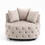 A&A Furniture Accent Chair / Classical Barrel Chair for living room / Modern Leisure Sofa Chair (Khaki) W114352843
