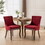 W1143P151494 Burgundy+Fabric+Dining Room+American Design+Dining Chairs