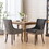 W1143P154100 Black+Fabric+Dining Room+American Design+Dining Chairs