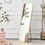 Aluminium alloy Metal Frame Wall Mounted Full Body Mirror,Bathroom Vanity Mirror, Bedroom Home Porch, Decorative Mirror, Clothing Store, Floor Mounted Large Mirror,.Golden 63"*20" W115158166