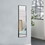 Full Length Mirror Aluminium alloy Metal Frame Wall Mounted Full Body Mirror,Bathroom Vanity Mirror, Bedroom Home Porch, Decorative Mirror, Clothing Store Black 48"*13.8" W115158169 W1151P143453