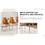 Modern simple golden brown dining chair plastic chair armless crystal chair Nordic creative makeup stool negotiation chair 6-piece set silver metal leg tw-1200 W1151P143522