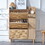 Modern minimalist storage cabinet, Japanese rattan shoe cabinet, bed top cabinet, small home furniture. Suitable for corridors and living rooms. W115170127 W1151P147199