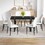 W1151S04367 White+Black+MDF+Metal+Seats 6