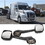 LEAVAN Chrome Door Mirror Cover for Freightliner Cascadia Pair Driver&Passenger Side LH+RH W115543686