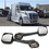 for Freightliner Cascadia 2008-2016 Hood Mirrors Chrome LH+RH Side Pair W115556540