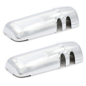 Chrome Door Mirror Covers Pair Driver Passenger Side for Kenworth T680 T880 W990 W115556582