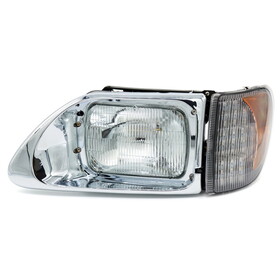 LEAVAN Headlights with Corner Lamp for International 9200 9400 5900 LH W115582774