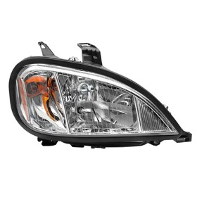 Chrome Halogen Headlights assembly Compatible with Freightliner Columbia 2004-2017 passenger side W1155P390692