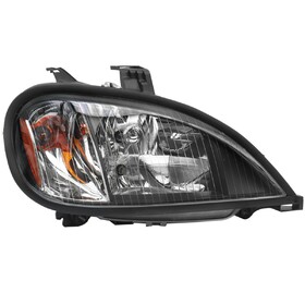 Black Halogen Headlights assembly Compatible with Freightliner Columbia 2004-2017 Passenger Side W1155P390723