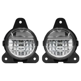 Chrome LED Fog Lights Compatible with Volvo VNR VNR300 VNR400 VNR640 2018-2020 W1155P411947