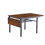 Folding Dining Table, 1.2 inches thick table top, for Dining Room, Living Room, Rustic Brown, 63.2" L x 35.5" W x 30.5" H. W1162104704